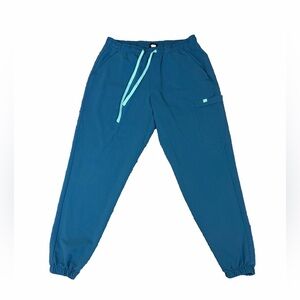 Garde Malade Teal Scrub Pants Mens Large L Athletic Stretch Medical Uniform